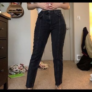 reformation seamed jean in the wash pacific.